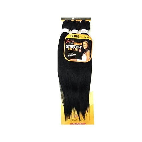Spetra Spectra Ez Braid Pre-Stretched Braiding Hair 25"- 3 PACK BUNDLE